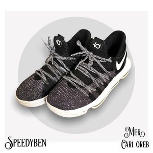 Nike Zoom KD 10  Kevin Durant Oreo GS 5.5Y / 7W activewear